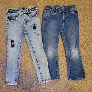Kids Denim Jeans Set - Light Blue and Dark Blue